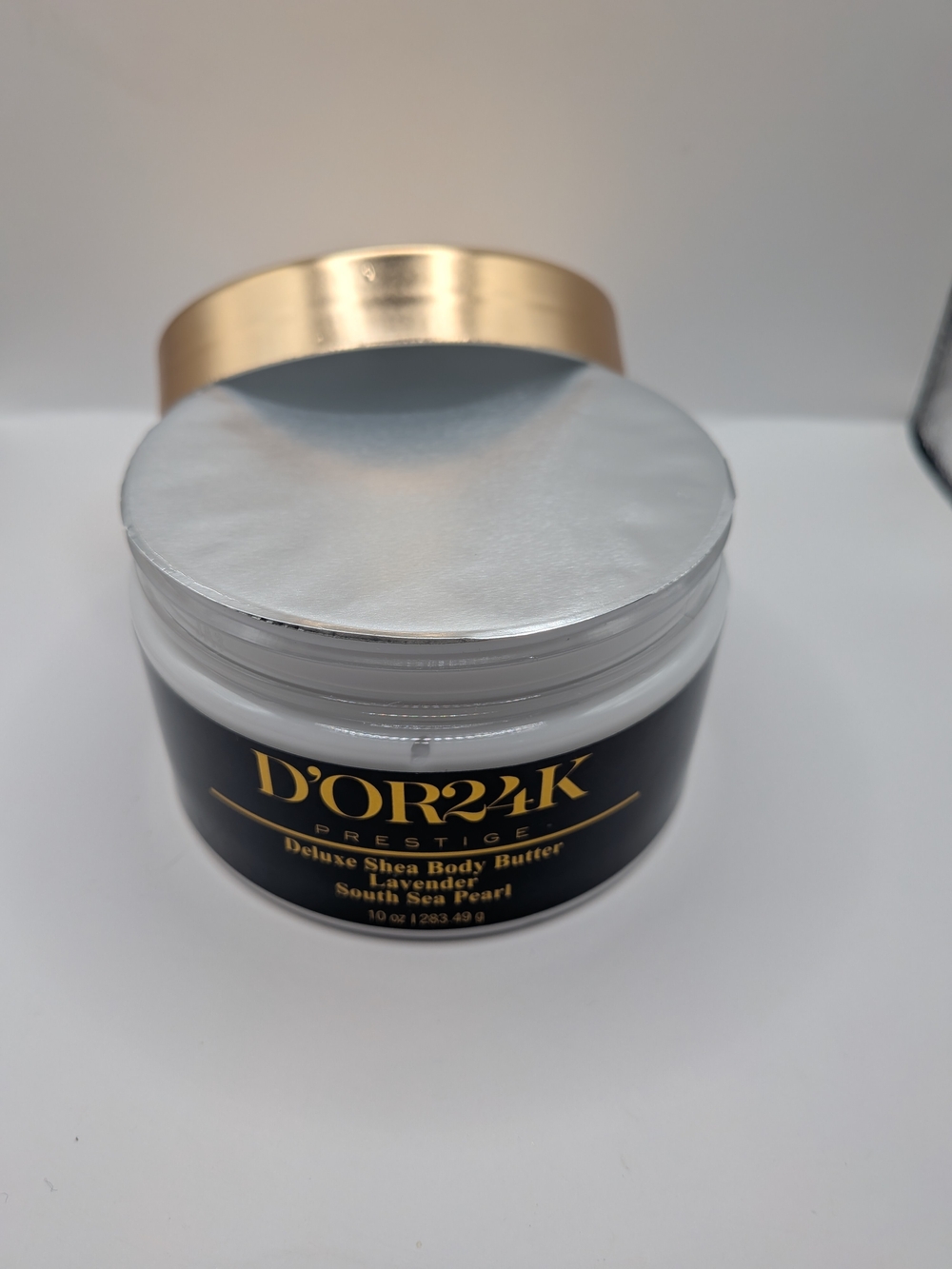 D'Or Skincare D'OR24K Prestige Deluxe Shea Body Butter - Black and Gold - Picture 2 of 2